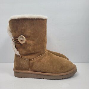 Koolaburra by UGG Women's Chestnut Nalie Short  Boots 1145870 US Size 7